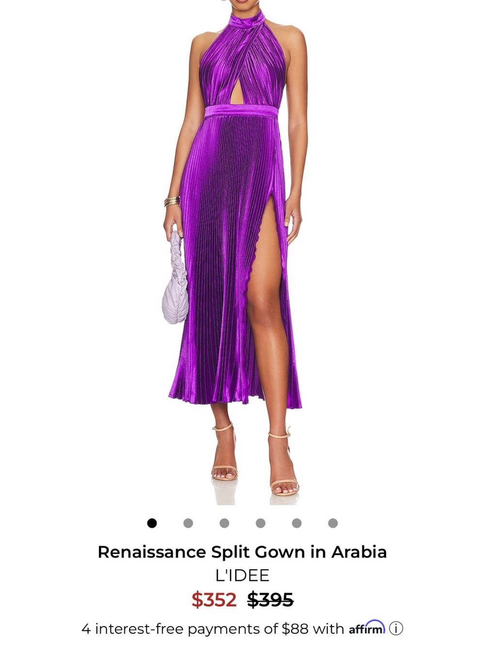 L'IDEE Renaissance Split Gown - Picture 4 of 4